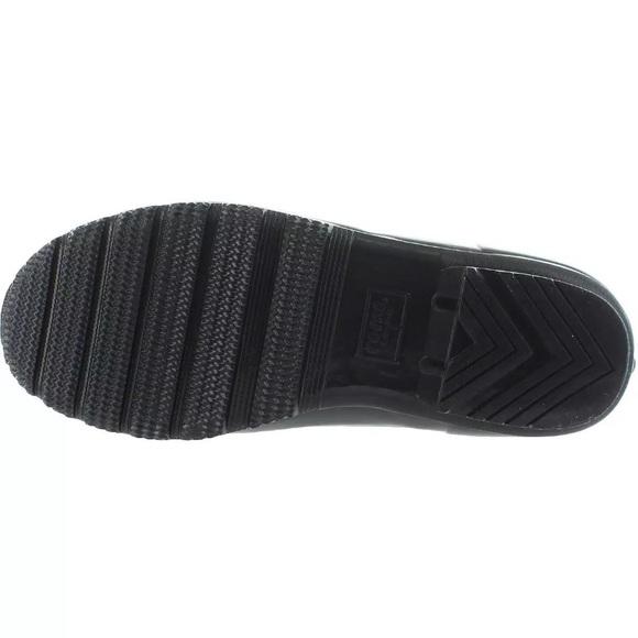 NIB [Roma] Opinca Rubber Lace Up Waterproof Tall Rain Boots Gray Women's Size 6 - Picture 3 of 6